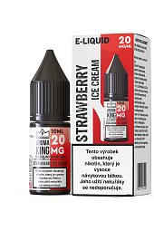 Liquid 10ml 20 mg nikotinu - Strawberry Ice Cream