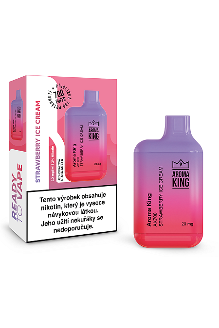 AK MINI 700+ 20mg - Strawberry Ice Cream