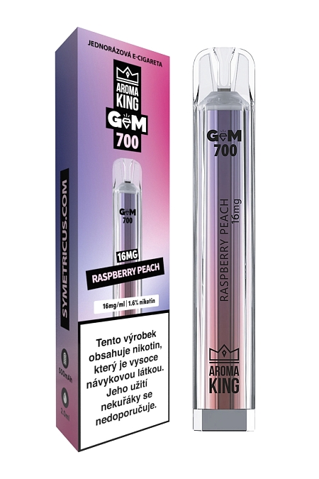 Gem Bar 16 mg - Raspberry Peach